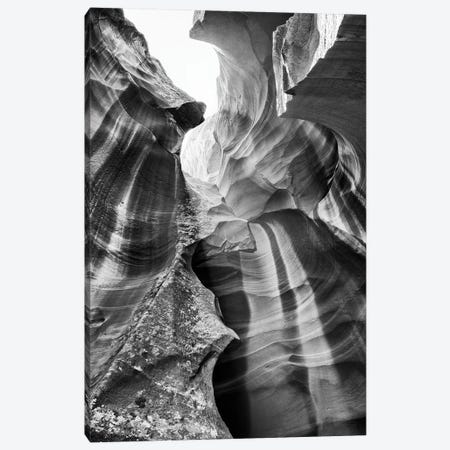 Black Arizona Series - The Antelope Canyon Natural Wonder II Canvas Print #PHD1603} by Philippe Hugonnard Canvas Print