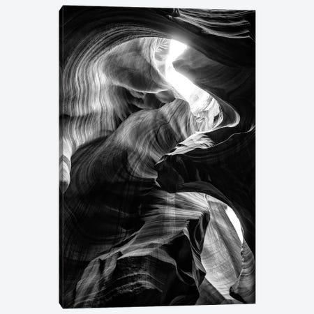 Black Arizona Series - The Antelope Canyon Natural Wonder IV Canvas Print #PHD1614} by Philippe Hugonnard Canvas Art Print