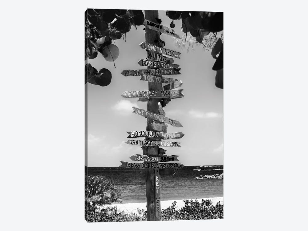 Key West Directional Sign II by Philippe Hugonnard 1-piece Canvas Artwork