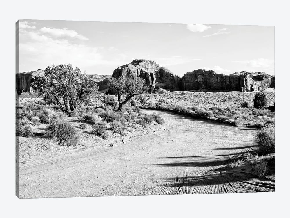 Black Arizona Series - Monument Valley Path by Philippe Hugonnard 1-piece Canvas Print