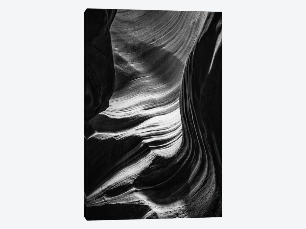 Black Arizona Series - The Antelope Canyon Natural Wonder VI by Philippe Hugonnard 1-piece Canvas Art