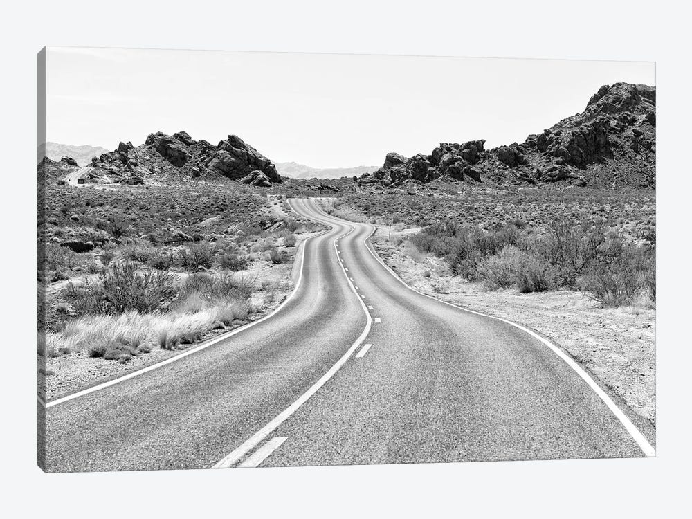 Black Arizona Series - On The Road II by Philippe Hugonnard 1-piece Canvas Wall Art