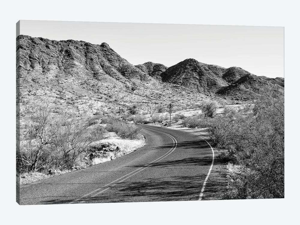 Black Arizona Series - On The Road III by Philippe Hugonnard 1-piece Canvas Print