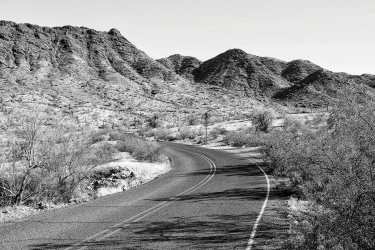 Black Arizona Series - On The Road III by Philippe Hugonnard wall art