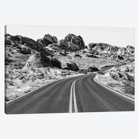Black Arizona Series - Between The Rocks Canvas Print #PHD1632} by Philippe Hugonnard Canvas Artwork