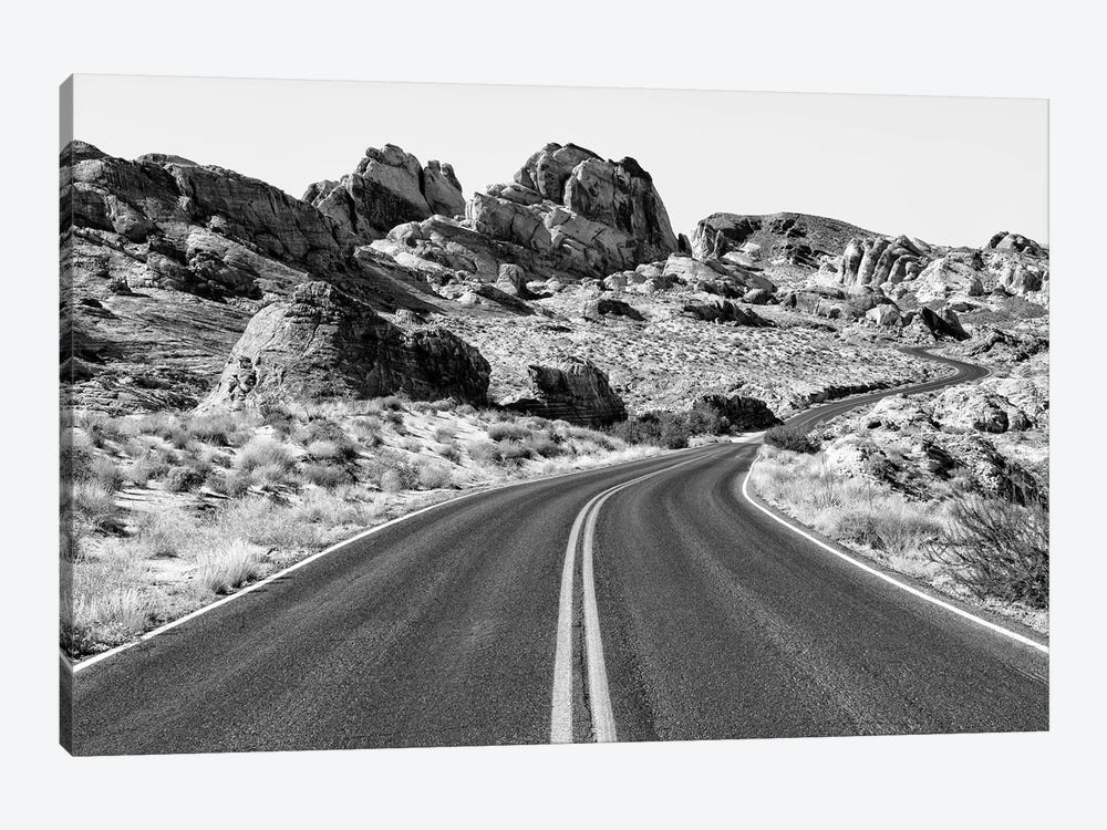 Black Arizona Series - Between The Rocks by Philippe Hugonnard 1-piece Canvas Art Print