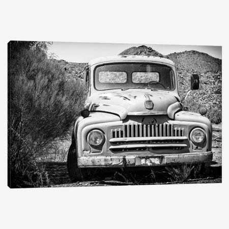 Black Arizona Series - Old Truck Canvas Print #PHD1638} by Philippe Hugonnard Canvas Art