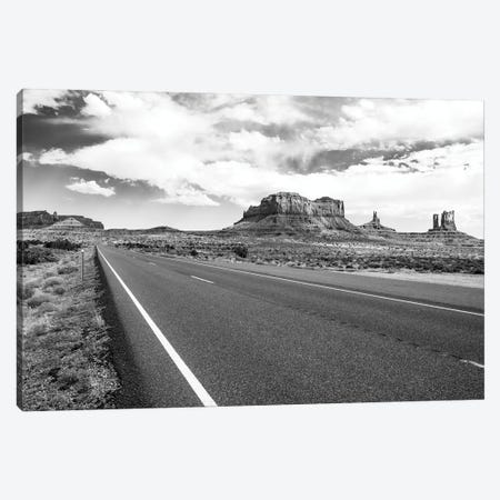 Black Arizona Series - Straight Line Canvas Print #PHD1661} by Philippe Hugonnard Art Print