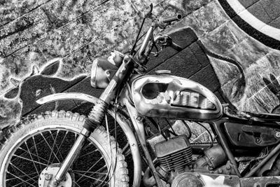 Black Arizona Series - Motorbike Art by Philippe Hugonnard canvas print