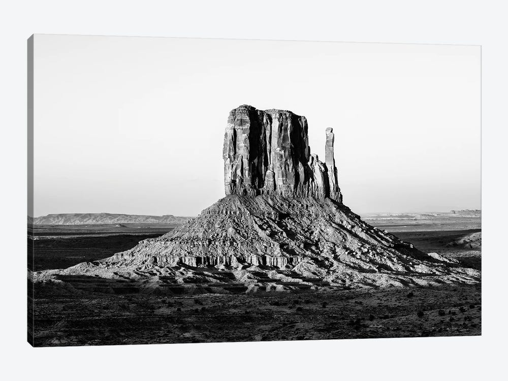 Black Arizona Series - West Mitten Butte Monument Valley III by Philippe Hugonnard 1-piece Canvas Print