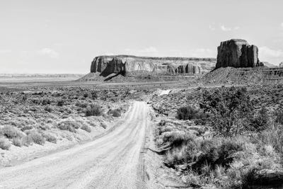 Black Arizona Series - Dirt Road by Philippe Hugonnard canvas print