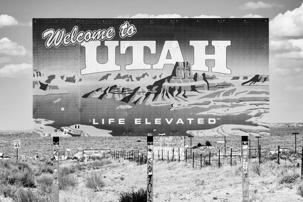Novelty City Scenes: Black Arizona Series - Utah by Philippe Hugonnard