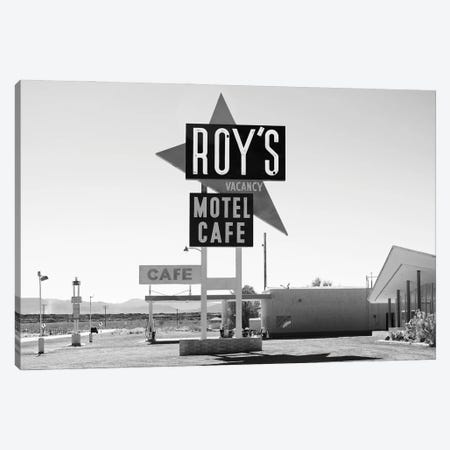 Black Arizona Series - Route 66 Roy's Canvas Print #PHD1682} by Philippe Hugonnard Canvas Art Print