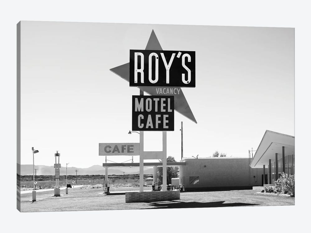 Black Arizona Series - Route 66 Roy's by Philippe Hugonnard 1-piece Canvas Wall Art