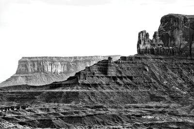 Monument Valley Sentinel Mesa by Philippe Hugonnard art print