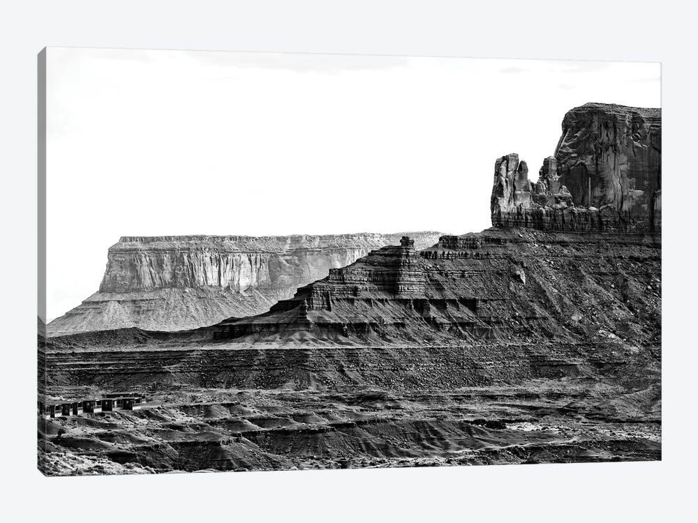 Black Arizona Series - Monument Valley Sentinel Mesa by Philippe Hugonnard 1-piece Canvas Wall Art