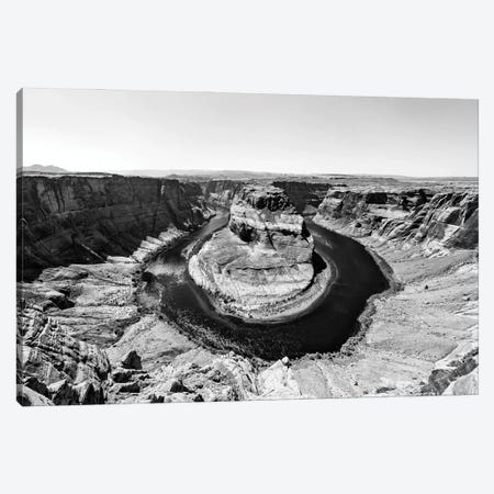 Black Arizona Series - Horseshoe Bend Canvas Print #PHD1696} by Philippe Hugonnard Art Print