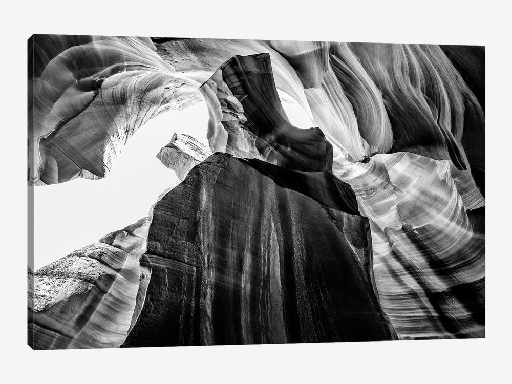 Black Arizona Series - Antelope Canyon Natural Wonder XII by Philippe Hugonnard 1-piece Canvas Art Print