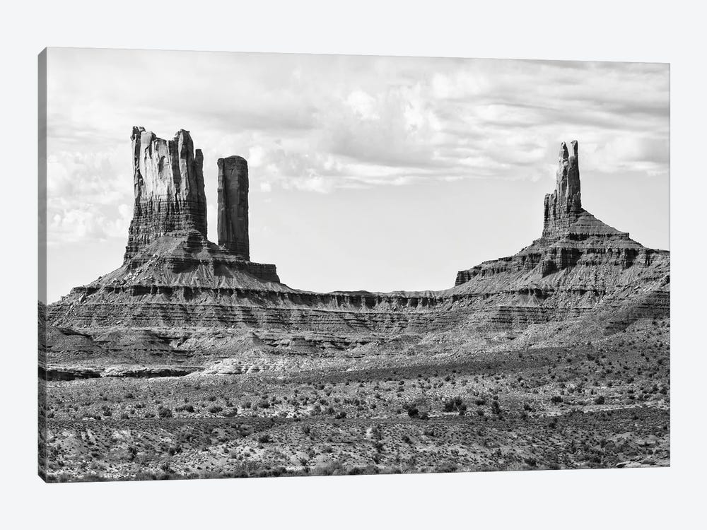 Black Arizona Series - Rock Formation Monument Valley by Philippe Hugonnard 1-piece Art Print