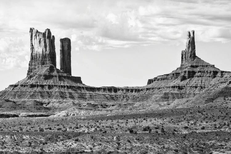 Black Arizona Series - Rock Formation Monument Valley