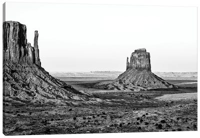Black Arizona Series - Monument Valley Navajo Tribal Park III Canvas Art Print