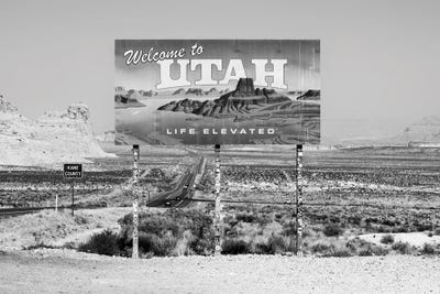 Black Arizona Series - Welcome by Philippe Hugonnard canvas print