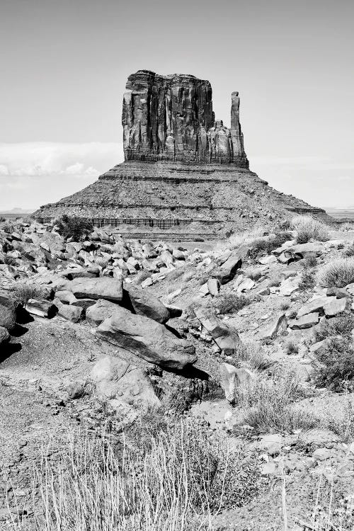 Black Arizona Series - West Mitten Butte Monument Valley IV