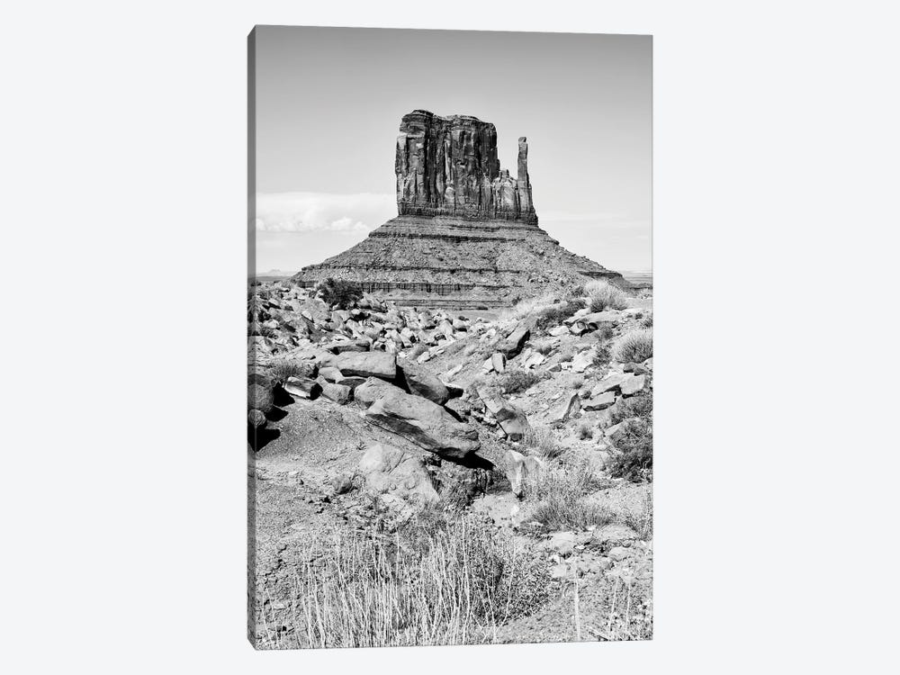 Black Arizona Series - West Mitten Butte Monument Valley IV by Philippe Hugonnard 1-piece Canvas Artwork