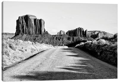 Black Arizona Series - Monument Valley Navajo Tribal Park V Canvas Art Print