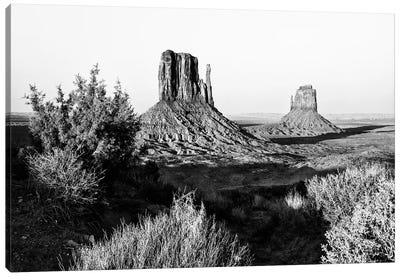 Black Arizona Series - Monument Valley X Canvas Art Print