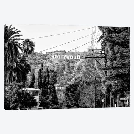Black California Series - Hollywood Sign Canvas Print #PHD1723} by Philippe Hugonnard Canvas Artwork