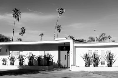 Palm Springs Retro House by Philippe Hugonnard canvas print