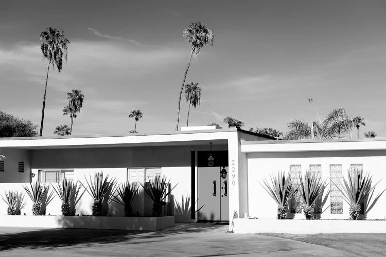 Black California Series - Palm Springs Retro House