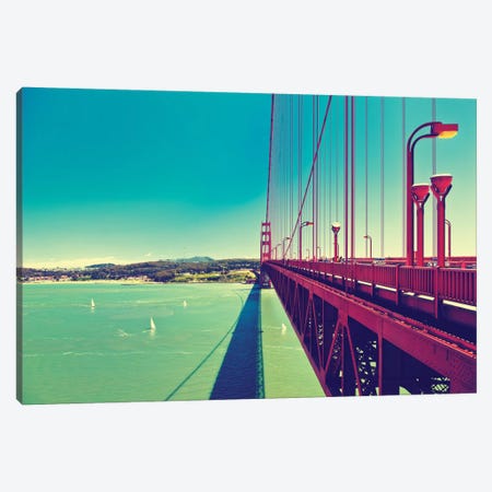 The Golden Gate Bridge Canvas Print #PHD172} by Philippe Hugonnard Canvas Artwork