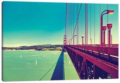 The Golden Gate Bridge Canvas Art Print - Famous Bridges