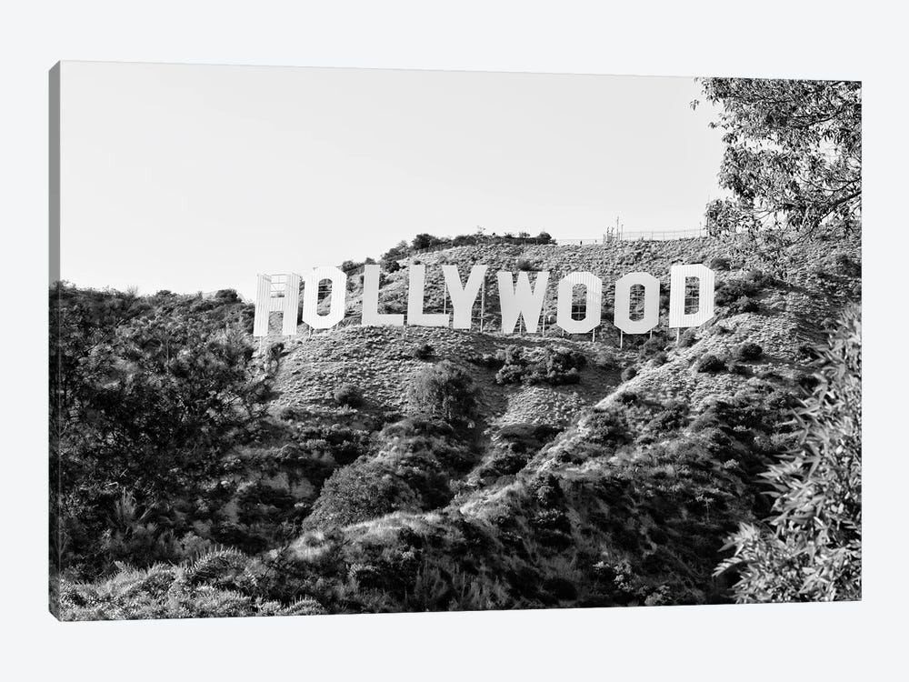 Black California Series - The Hollywood Sign by Philippe Hugonnard 1-piece Canvas Artwork
