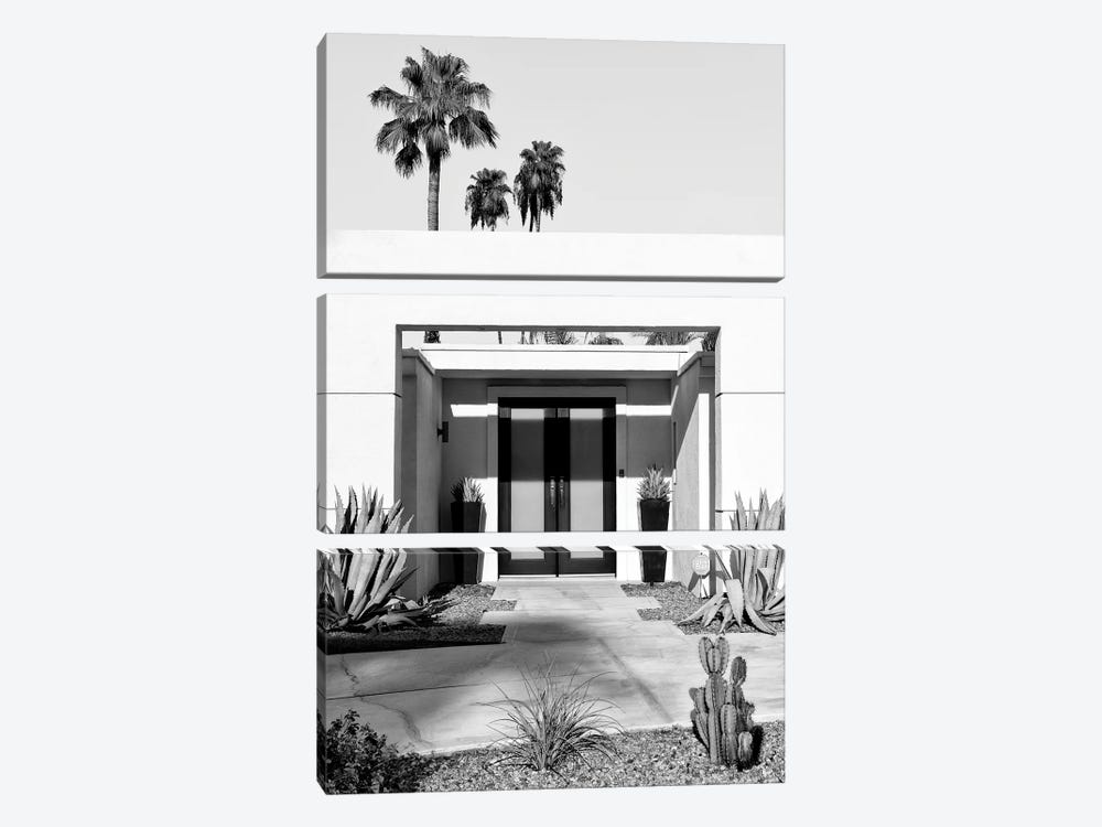 Black California Series - Desert Modernism Palm Springs by Philippe Hugonnard 3-piece Canvas Art Print