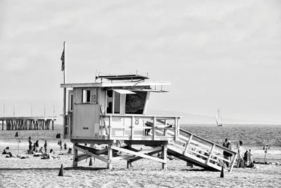 Lifeguard Tower 18 by Philippe Hugonnard canvas print