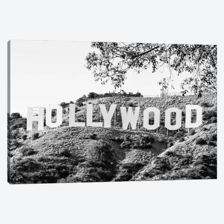 Black California Series - Los Angeles Hollywood Sign Canvas Print #PHD1749} by Philippe Hugonnard Canvas Art