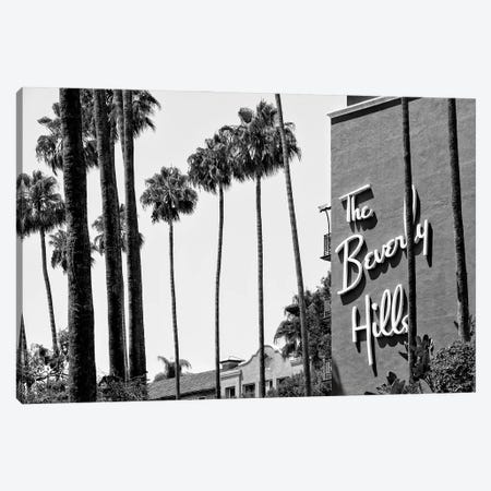 Black California Series - The Beverly Hills Hotel Canvas Print #PHD1753} by Philippe Hugonnard Canvas Art Print