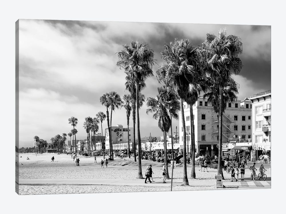 Black California Series - Venice On The Beach by Philippe Hugonnard 1-piece Canvas Art