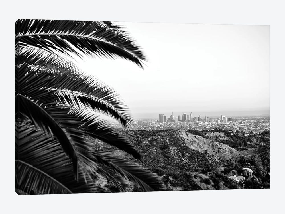 Black California Series - View Of Los Angeles by Philippe Hugonnard 1-piece Canvas Print