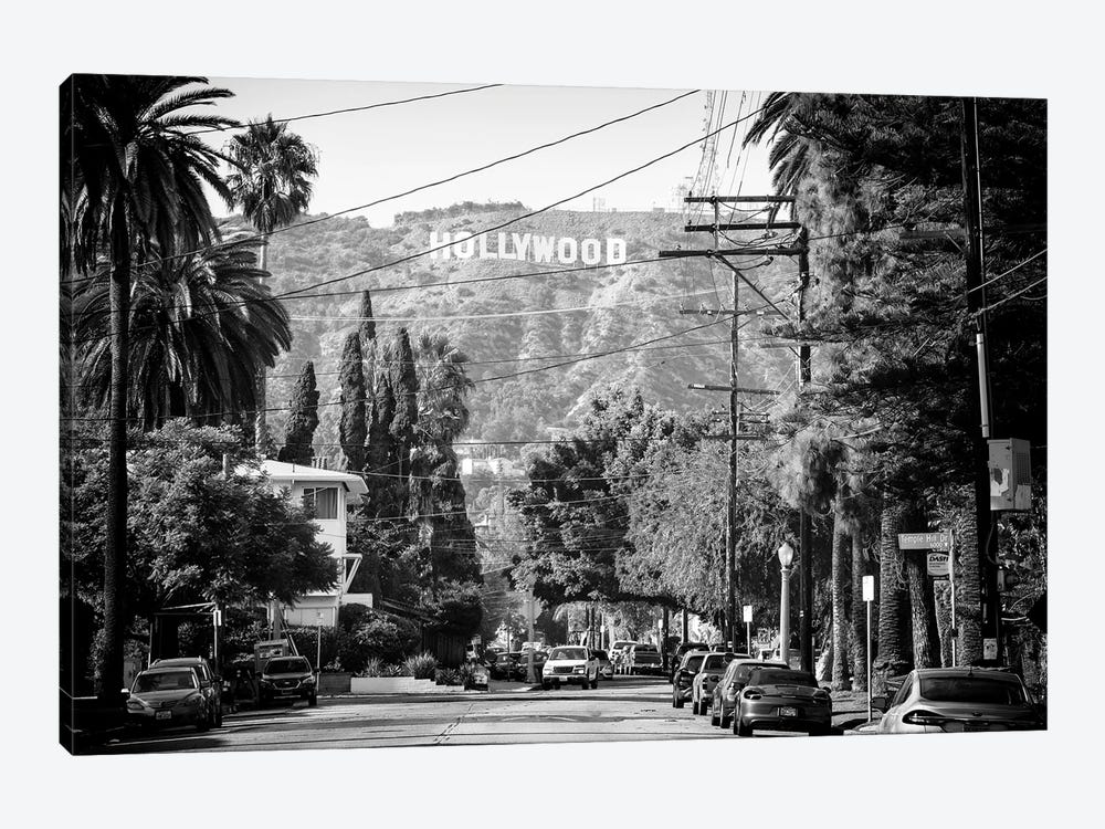 Black California Series - Los Angeles Downtown I by Philippe Hugonnard 1-piece Canvas Artwork