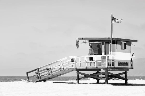 Los Angeles: Venice Beach Lifeguard Tower by Philippe Hugonnard