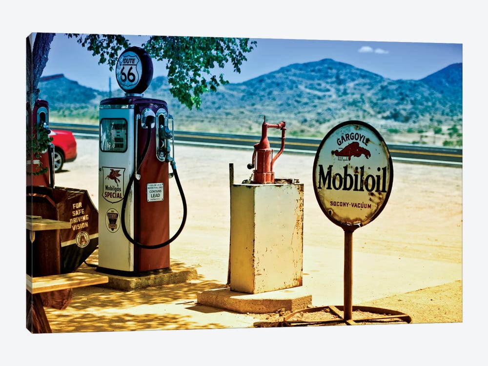 View From A Gas Station Along U.S. Route 66 by Philippe Hugonnard 1-piece Canvas Art