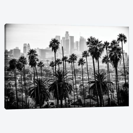 Black California Series - Los Angeles Skyline Canvas Print #PHD1772} by Philippe Hugonnard Canvas Print