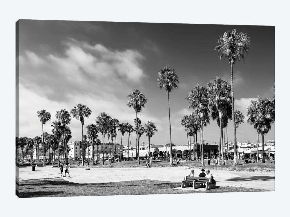 Black California Series - Summer At Venice Beach by Philippe Hugonnard 1-piece Canvas Print