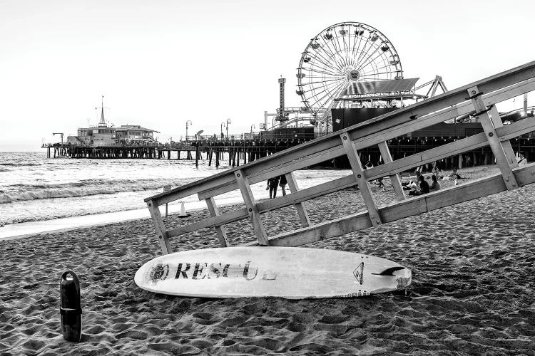 Black California Series - Santa Monica Beach Rescuer