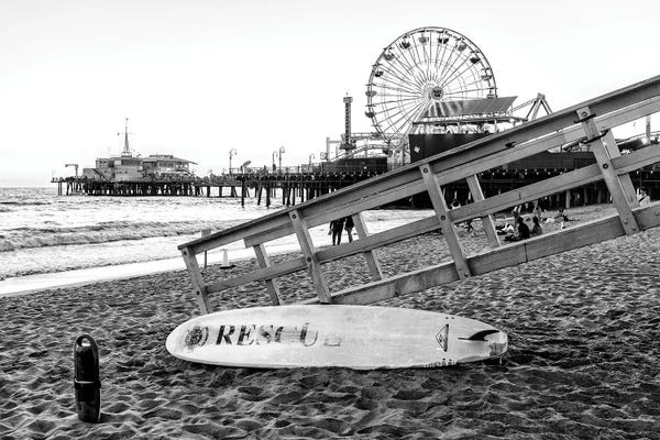 Santa Monica: Santa Monica Beach Rescuer by Philippe Hugonnard