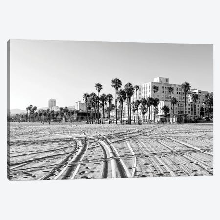 Black California Series - On Santa Monica Beach Canvas Print #PHD1802} by Philippe Hugonnard Canvas Print